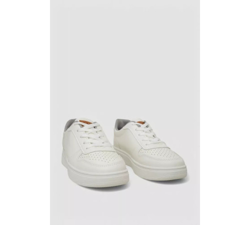 Кеды женские, цвет бело-серый, 248RR101