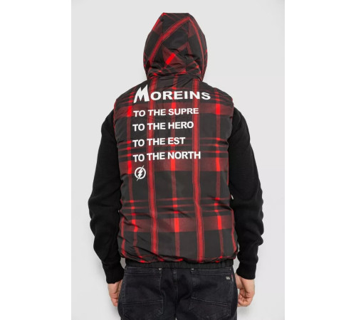 Жилетка чоловіча демісезонна двостороння, колір чорний, 244R99005