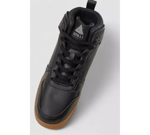 Кроссовки мужские зимние на меху, цвет черно-бежевый, 248RCX698