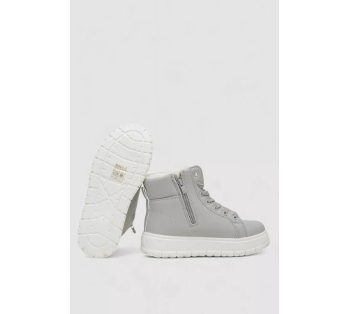 Кросівки жіночі зимові на хутрі, колір сірий, 248RMB01