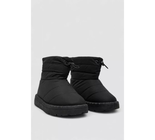 Дутики жіночі зимові на хутрі, колір чорний, 248RFM15