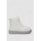 Кросівки жіночі зимові на хутрі, колір біло-сірий, 248RFM12
