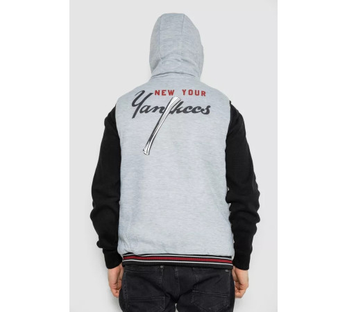 Жилетка чоловіча демісезонна двостороння, колір бордовий, 244R99011