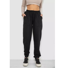 Спортивные брюки женские, цвет черный, 238R115