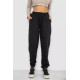Спортивные брюки женские, цвет черный, 238R115