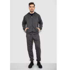 Спорт костюм чоловічий, колір темно-сірий, 244R9153