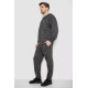 Спорт костюм чоловічий, колір темно-сірий, 244R9153