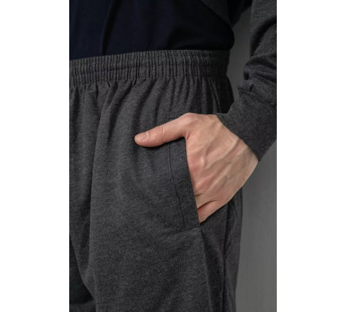 Спорт костюм чоловічий, колір темно-сірий, 244R9153