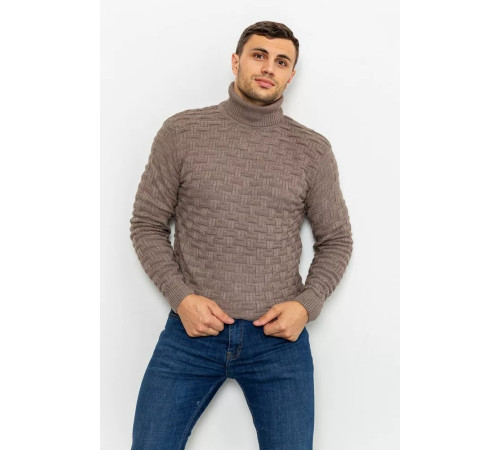 Светр чоловічий, колір мокко, 161R602