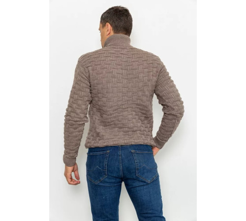 Светр чоловічий, колір мокко, 161R602