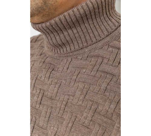 Светр чоловічий, колір мокко, 161R602