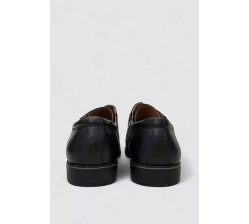 Туфли мужские с перфорацией, цвет темно-синий, 243RC301.