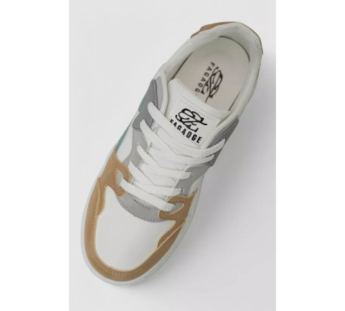 Кросівки чоловічі демісезонні, колір біло-зелений, 243RHK109