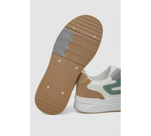 Кросівки чоловічі демісезонні, колір біло-зелений, 243RHK109