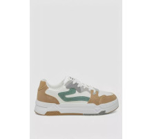 Кросівки чоловічі демісезонні, колір біло-зелений, 243RHK109