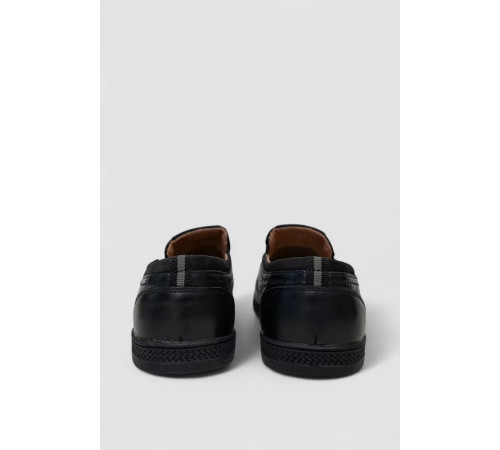 Туфли мужские с перфорацией, цвет темно-синий, 243RB1583.