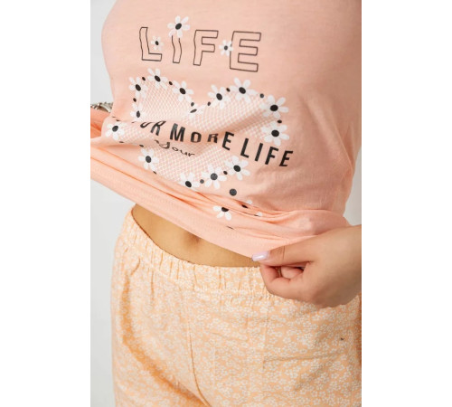 Пижама женская, цвет персиковый, 243R50303.