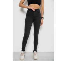 Джинсы женские Skinny, цвет черный, 182R4296