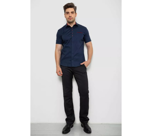 Рубашка мужская, цвет синий, 214R7002