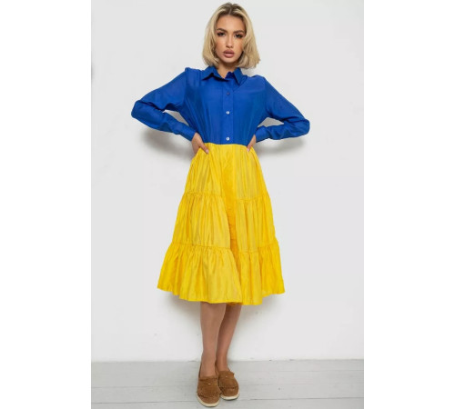 Платье свободного кроя, цвет синий, 238R0093