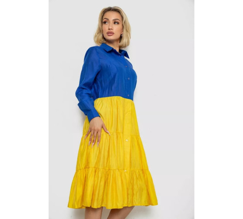 Платье свободного кроя, цвет синий, 238R0093