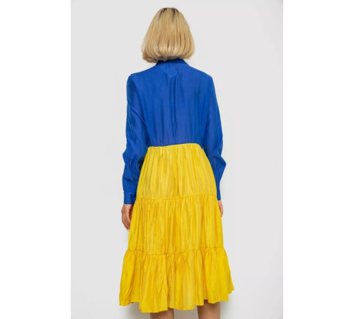 Платье свободного кроя, цвет синий, 238R0093