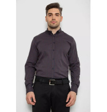 Сорочка чоловіча з довгим рукавом, колір коричневий, 214R840