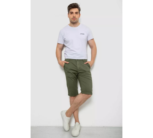 Шорти чоловічі, колір хакі, 244RLS24-0180