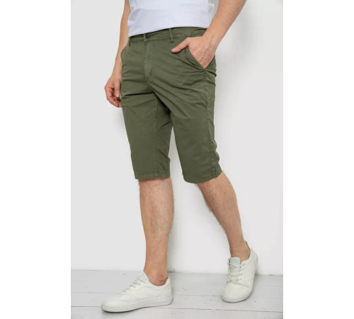 Шорти чоловічі, колір хакі, 244RLS24-0180