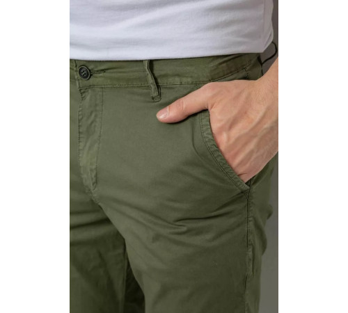 Шорти чоловічі, колір хакі, 244RLS24-0180