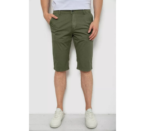 Шорти чоловічі, колір хакі, 244RLS24-0180