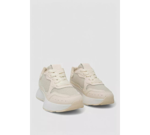 Кроссовки женские, цвет бежевый, 248RXM90