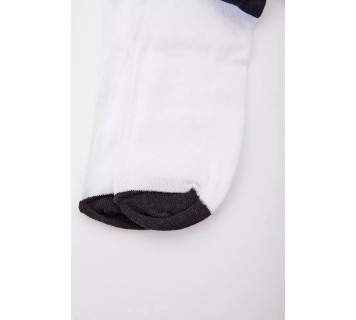Жіночі білі шкарпетки з принтом 167R520-2