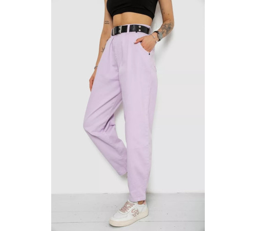 Джинсы женские баллоны, цвет сиреневый, 182R00269.