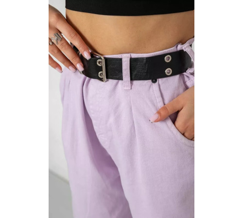 Джинсы женские баллоны, цвет сиреневый, 182R00269.