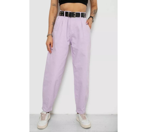 Джинсы женские баллоны, цвет сиреневый, 182R00269.