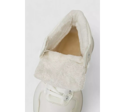 Кросівки жіночі зимові на хутрі, колір білий, 248RXM16
