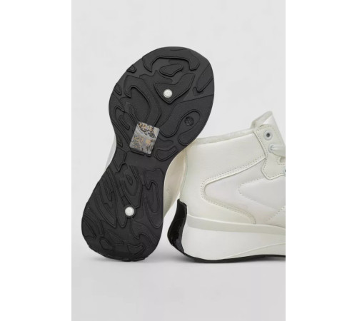 Кросівки жіночі зимові на хутрі, колір білий, 248RXM16