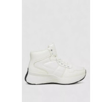 Кроссовки женские зимние на меху, цвет белый, 248RXM16