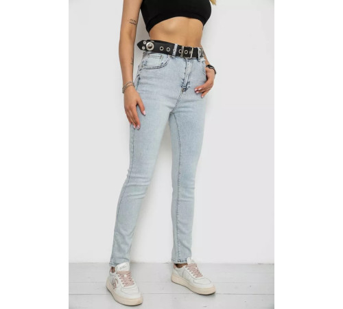 Джинсы женские Skinny Американки, цвет голубой, 182R00659