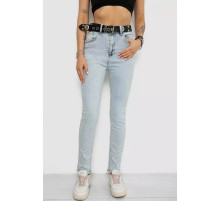 Джинсы женские Skinny Американки, цвет голубой, 182R00659