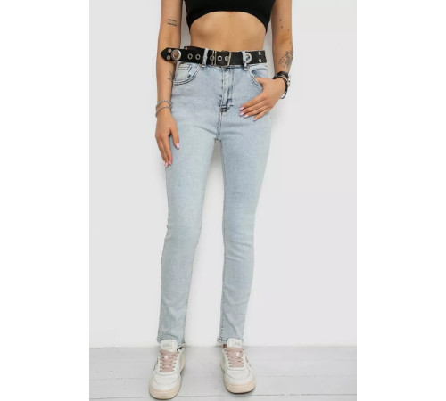 Джинсы женские Skinny Американки, цвет голубой, 182R00659