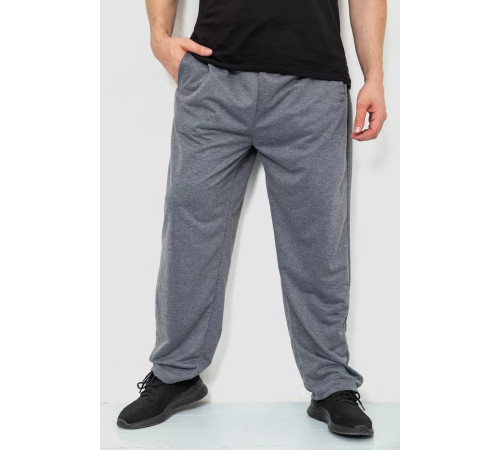 Спорт брюки мужские, цвет серый, 244R10018