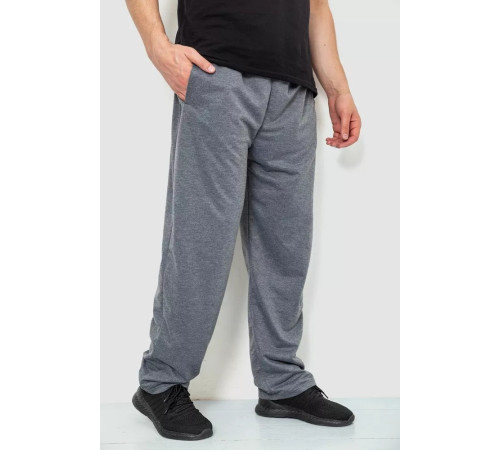 Спорт брюки мужские, цвет серый, 244R10018