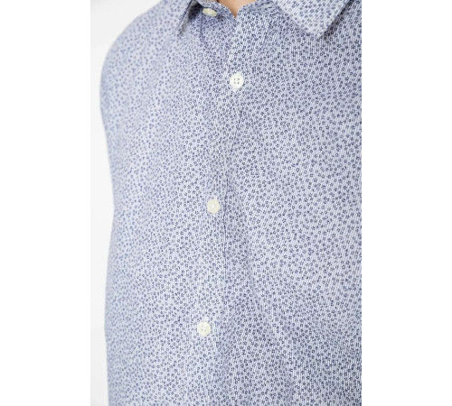 Сорочка чоловіча котонова повсякденна, колір молочно-сірий, 247R420