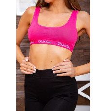 Трикотажный топ для спорта, розового цвета, 131R2311