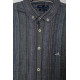 Мужская рубашка повседневная, цвет темно-серый, 247R422