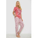 Женская пижама с принтом, цвет пудровый, 243R9249