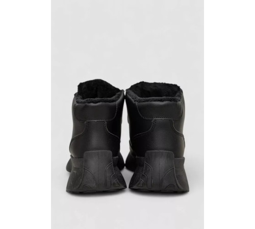 Кросівки жіночі зимові на хутрі, колір чорний, 248RXM19