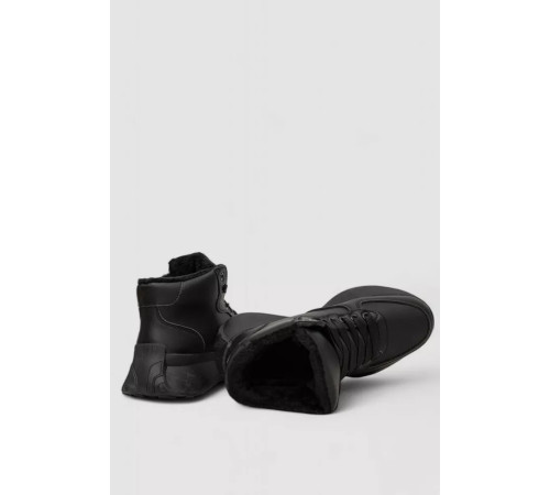 Кросівки жіночі зимові на хутрі, колір чорний, 248RXM19